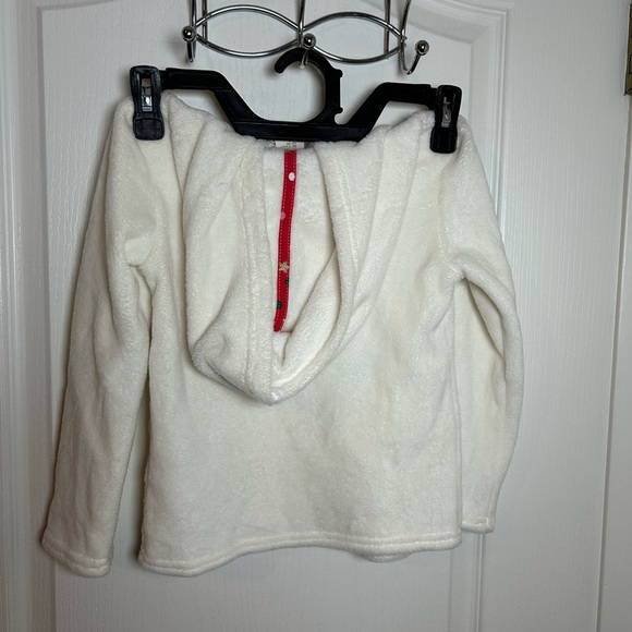 Cynthia Rowley Cozy Unicorn Set Size 5/6 red/white hoodie/leggings cute!! - Picture 6 of 7